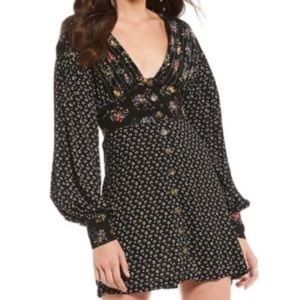 Free People Wonderland Mini Dress Size Medium
